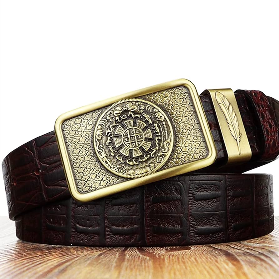 Amazon.co.jp: レザーメンズベルトデザイナーレザーベルトメンズ